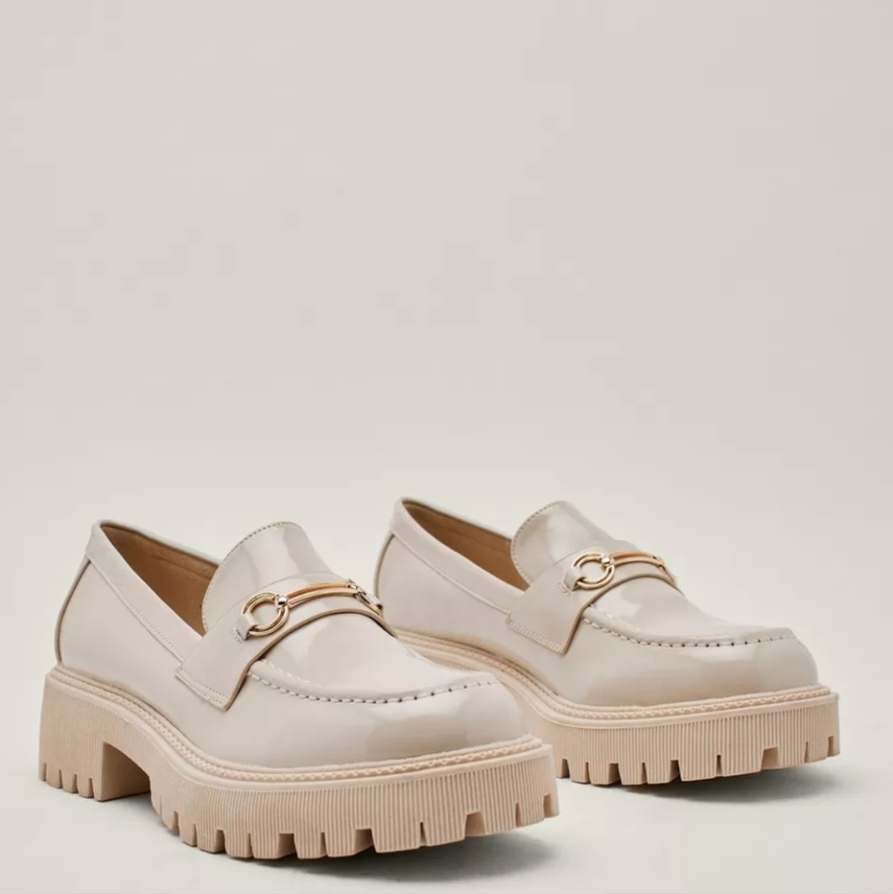 Nude loafers new